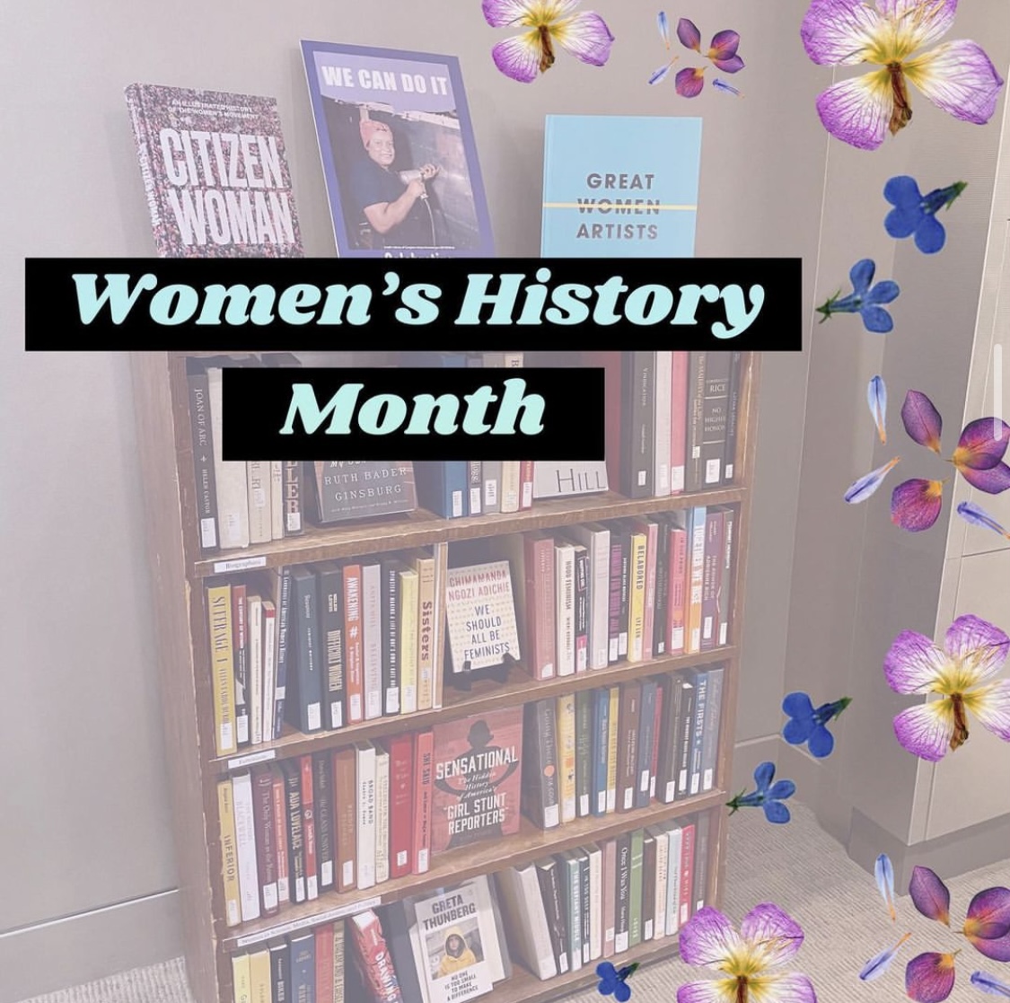 Women's History Month Book Display