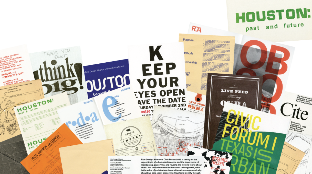 Rice Design Alliance document covers