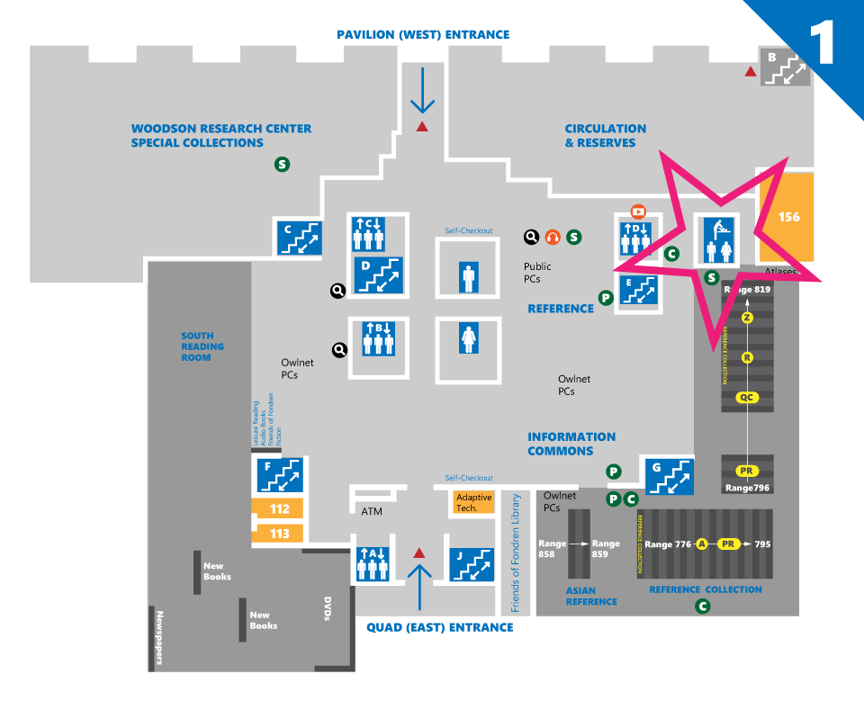 Map of Baby Changing Station