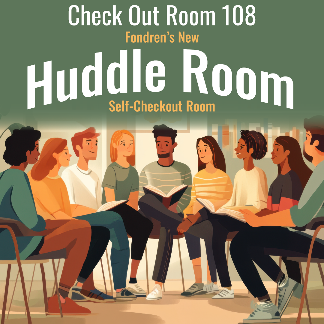 illustrated group of diverse students sitting in a semi-circle