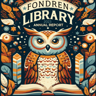 owl reading a book