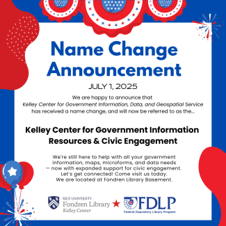 name change announcement for Kelley Center