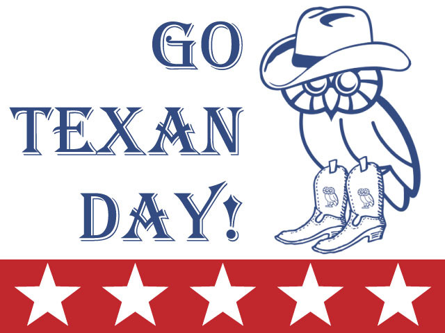 Celebrate Go Texan Day - Feb. 25 at Fondren owl in cowboy boots
