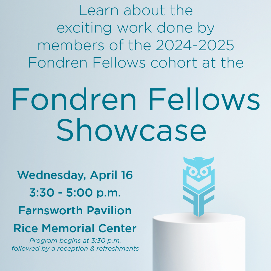 Fondren Fellows Showcase logo
